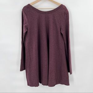 Free People Oversize tunic scoop back size M/L